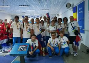 Slovenska reprezentanca slepih in slabovidnih v steznem kegljanju v Romuniji