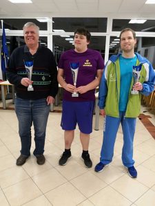 1. in 3. uvrščeni na prvenstcu ZDSSS v showdownu, ter podeljevalec pokalov Emil Muri