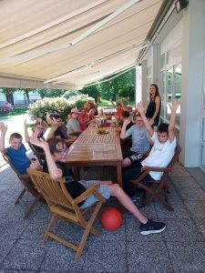 Udeleženci tabora Bomo zmogli?Bomo Ja! na Okroglem