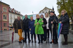 Na fotografiji so pripravljalci razstave Ustvarjalci sprememb